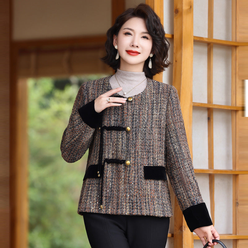 Mom's Short Coat Middle-aged And Elderly Autumn Clothes