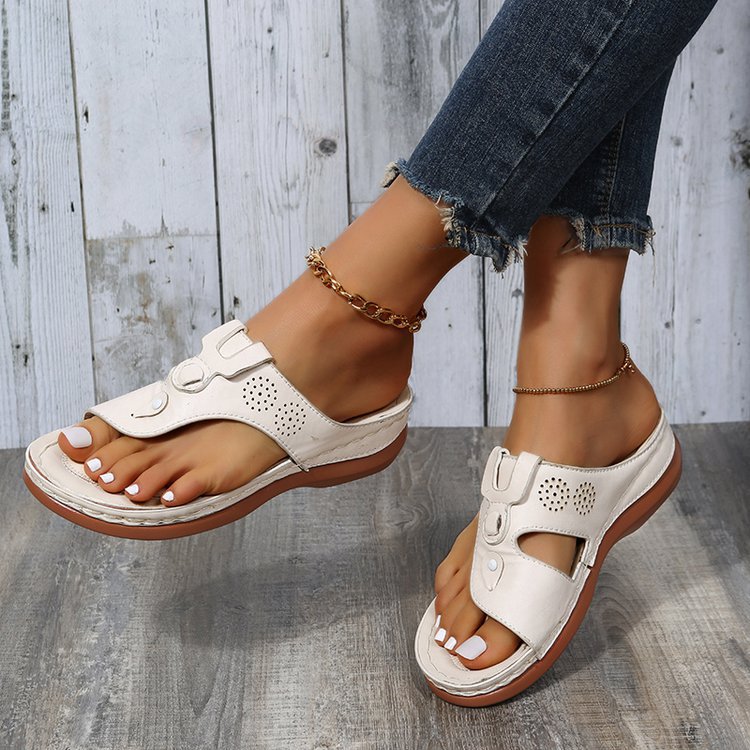 Women's Fashion Slope Heel Flip Flop