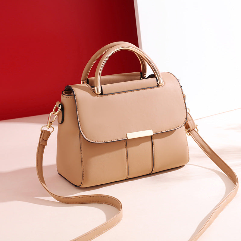 Korean Fashion One-shoulder Messenger Pu Small Square Bag