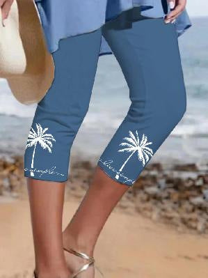 Ladies Fashion New 3d Printed Beach Yoga Pants