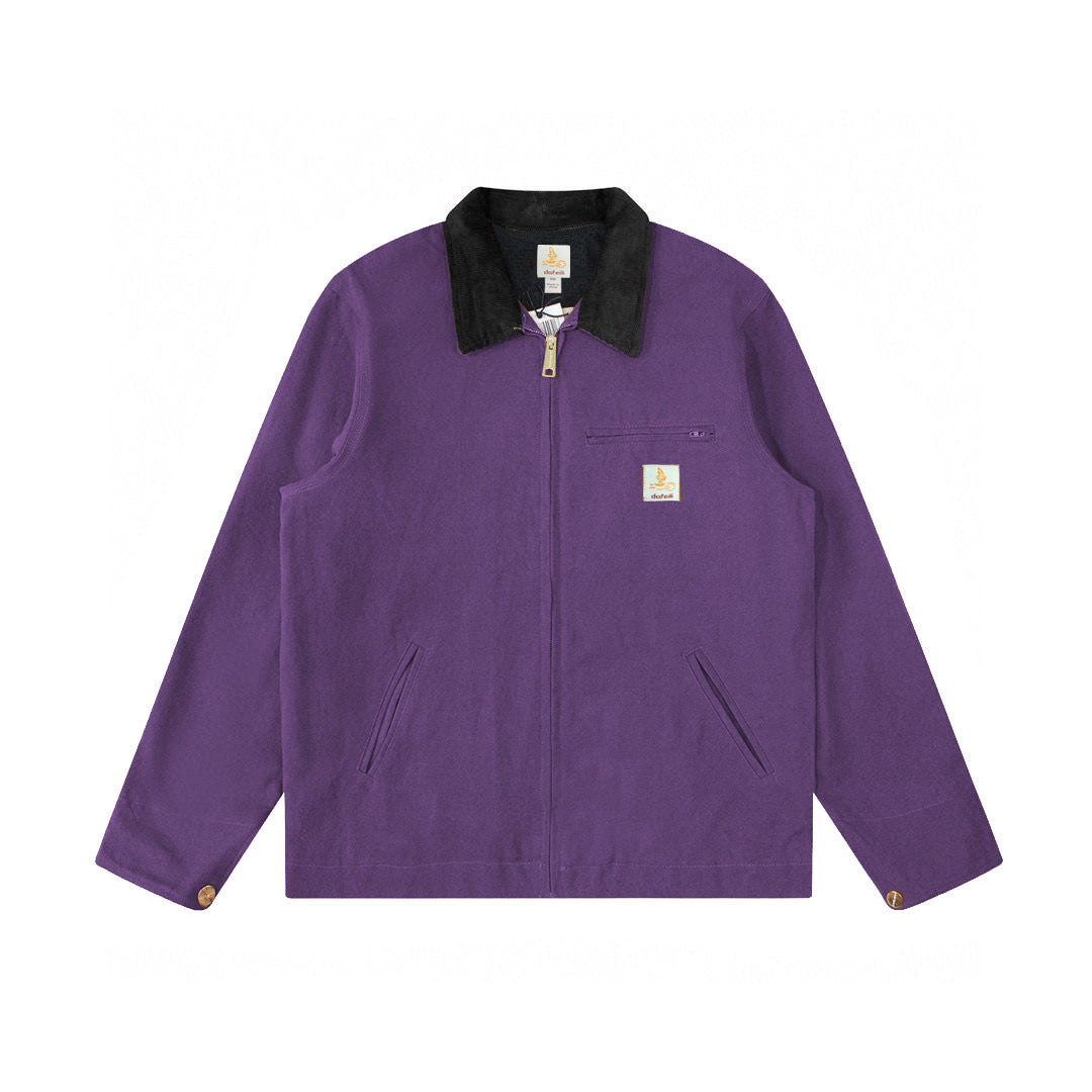 American Workwear Canvas Vintage Safari Jacket Autumn Coat