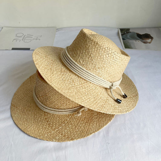 Flat Brim Raffia Women's Beach Hat Fashion