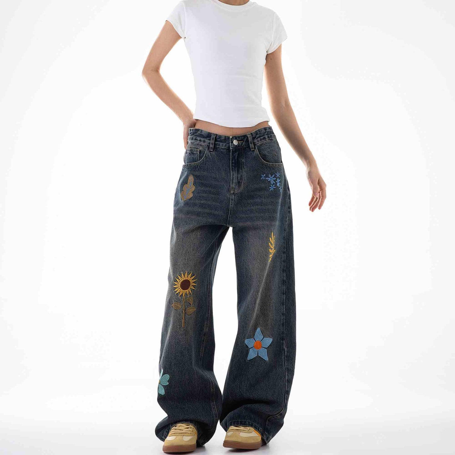 Spring New Casual Loose Wide-leg Pants