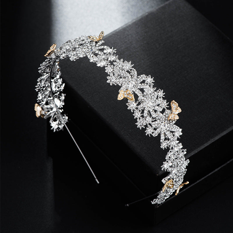 European And American Atmosphere Bride Crown Hair Hoop