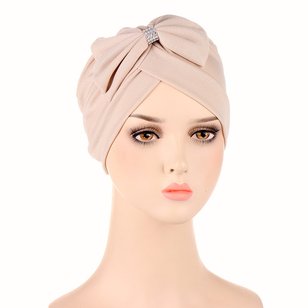 Tangled Bow Fashion Bandana Hat Forehead Cross