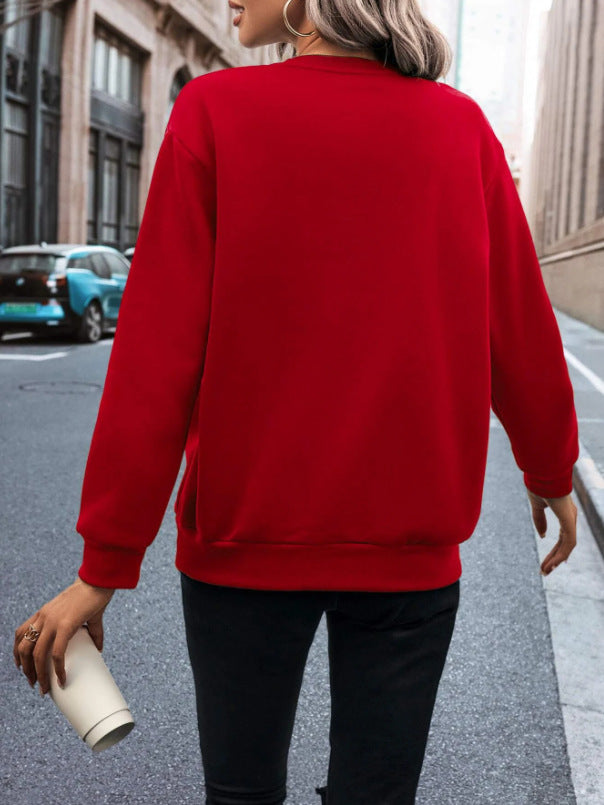 Europæiske og amerikanske plus size dametøj sweater