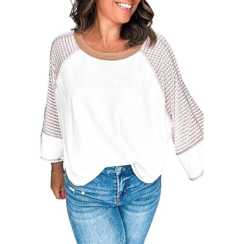 European And American Leisure All-match Loose Printed Sweater