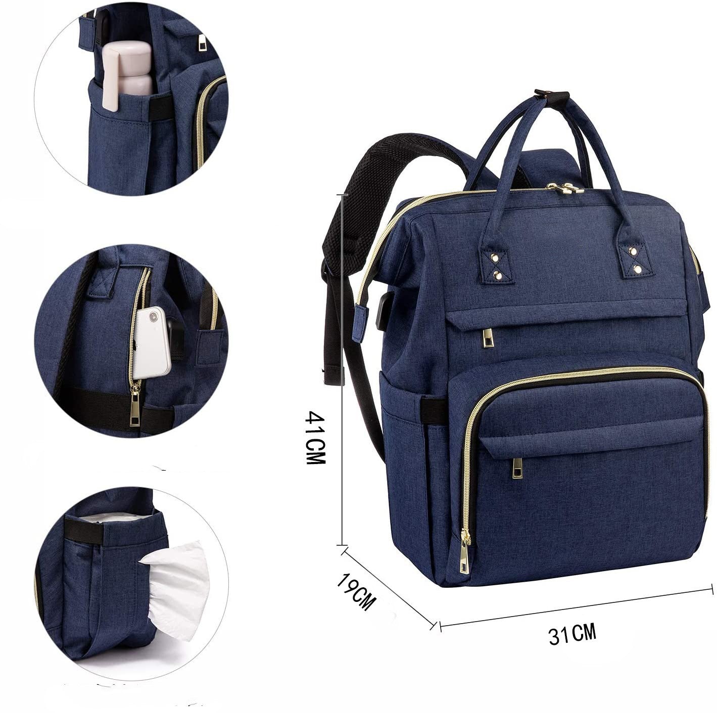 Men's And Women's Business Backpack Multi-function Large-capacity Bag