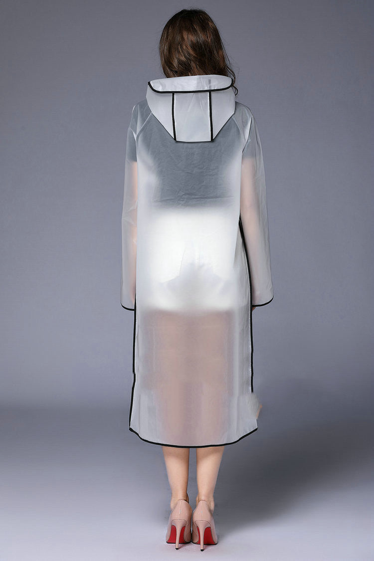 Fashion Covered Transparent Long Sports Portable Poncho