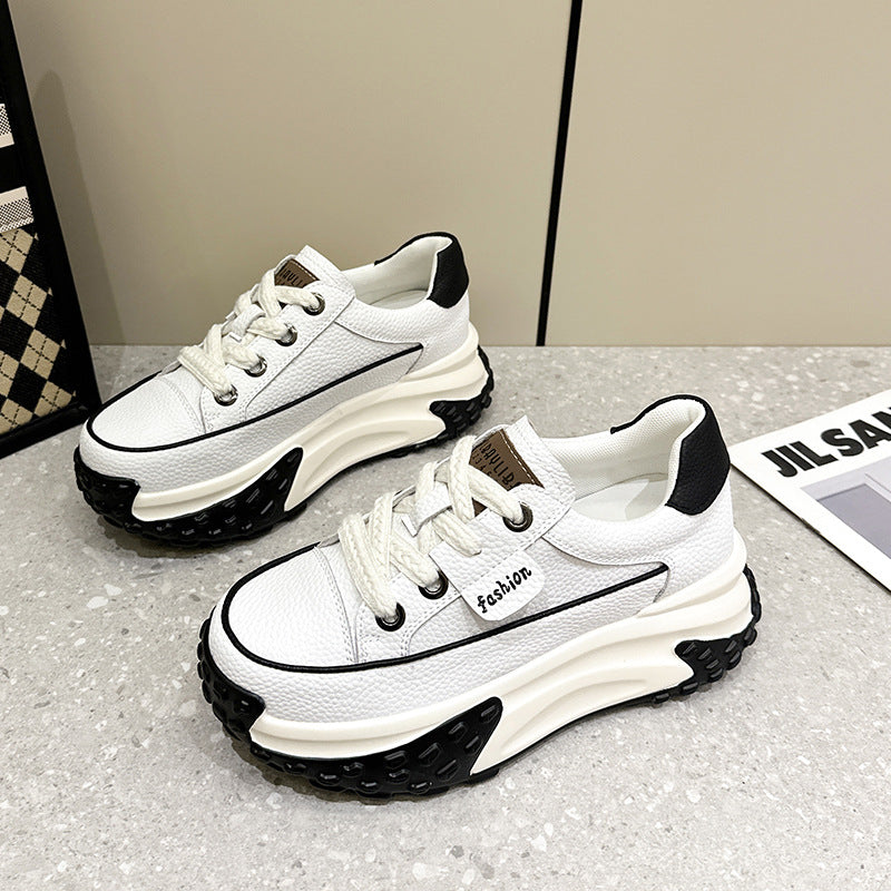 Simple Fashionable All-match Sports Breathable White Shoes