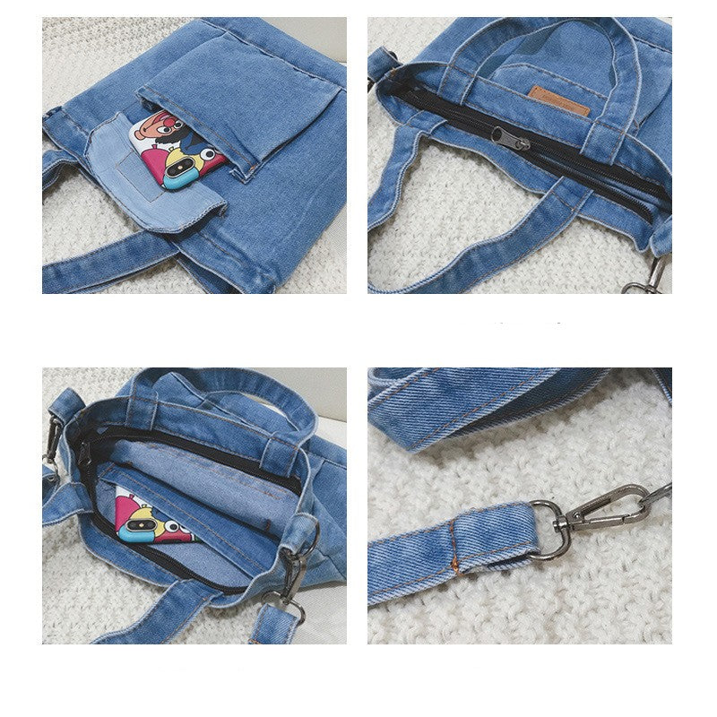 New Ins Fashion Simple Students Literary Shoulder Cloth Bag