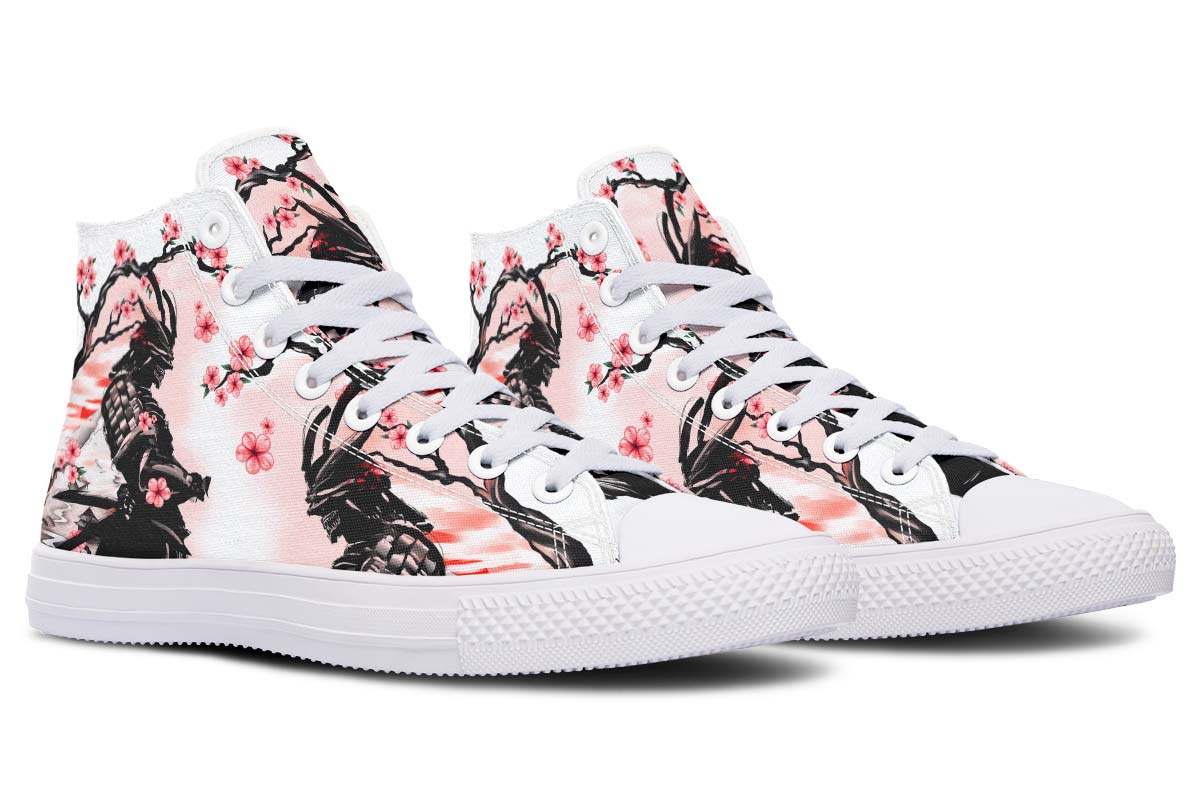 Printed Couple High-top Canvas Shoes