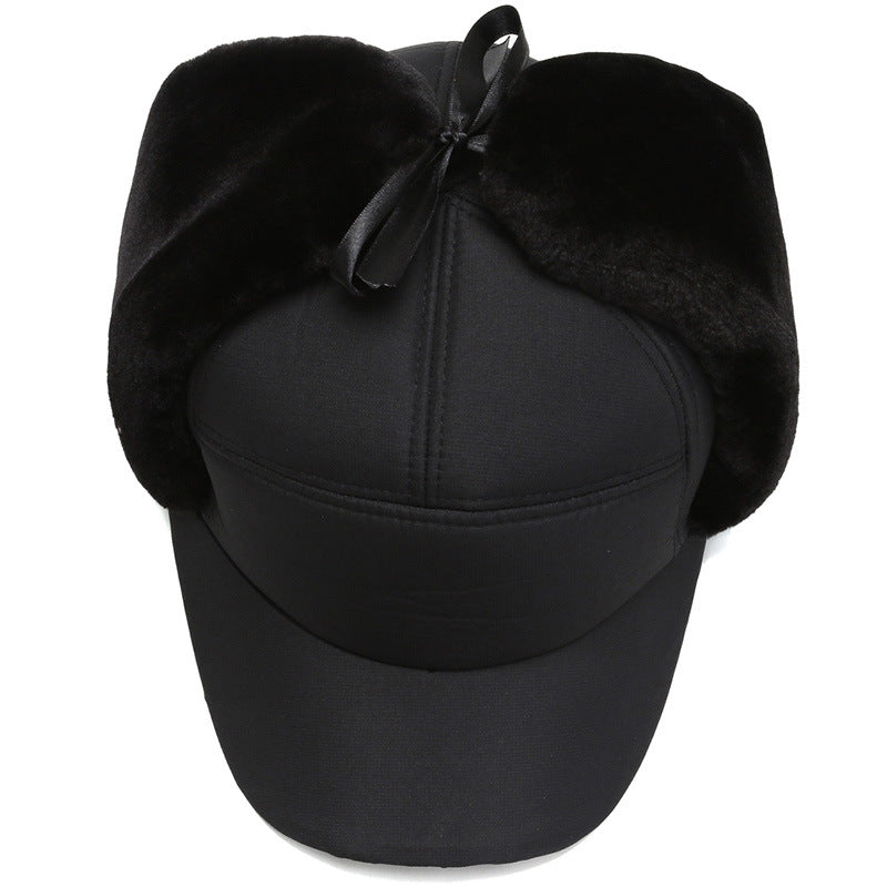 Outdoor Warmth And Thick Earmuffs Windproof And Cold Hat