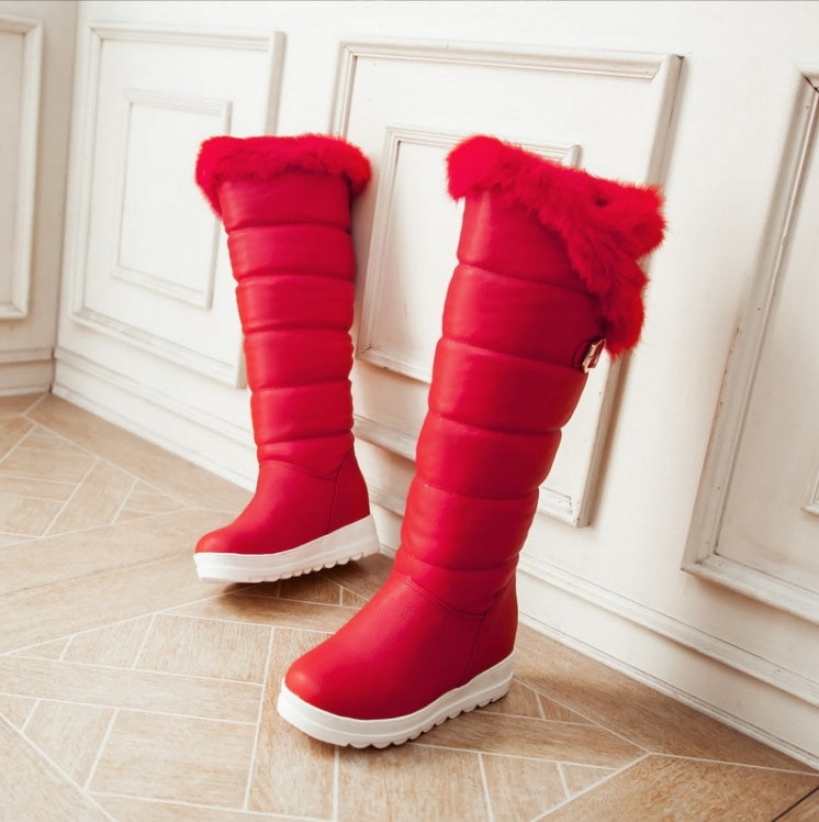 Women's Thick-soled Warm High-top Cotton Boots