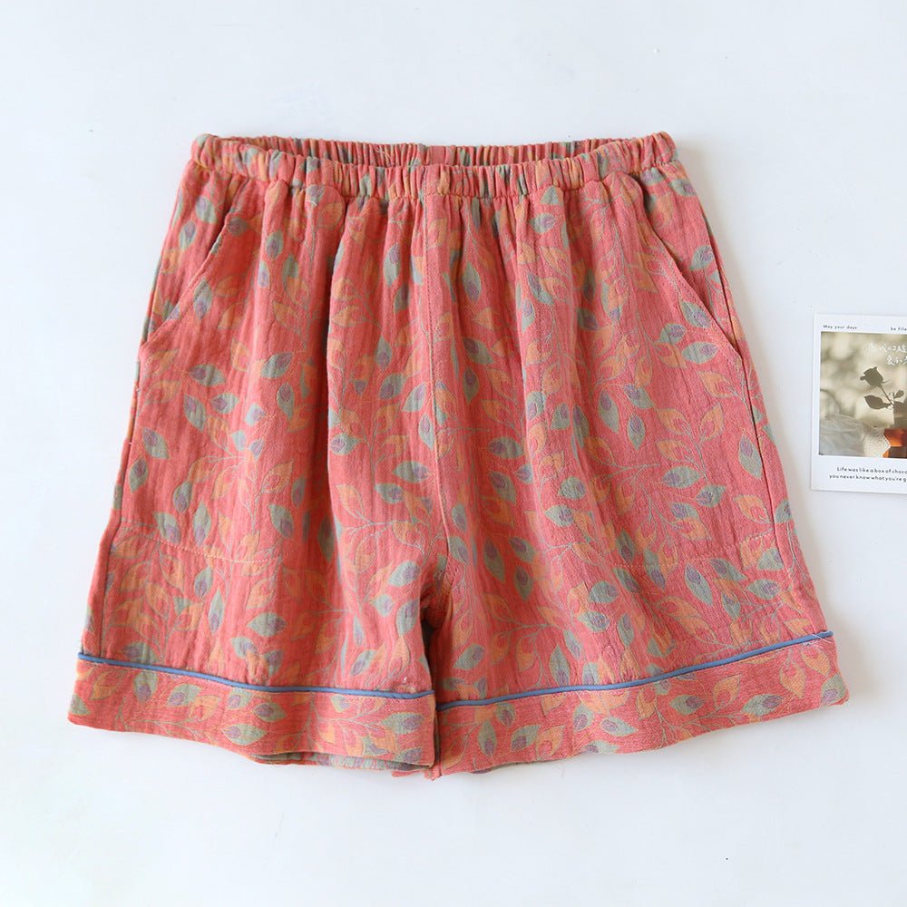 Women's Summer Thin Cropped Loose And Sweet Home Pants