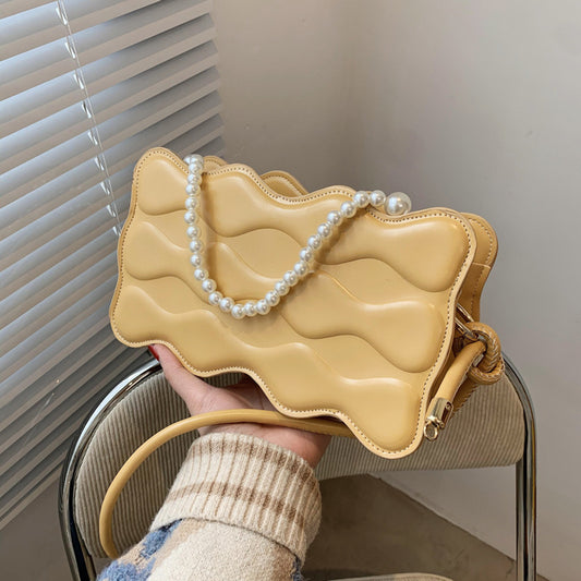 Fashion Simple Pearl One-shoulder Messenger Bag