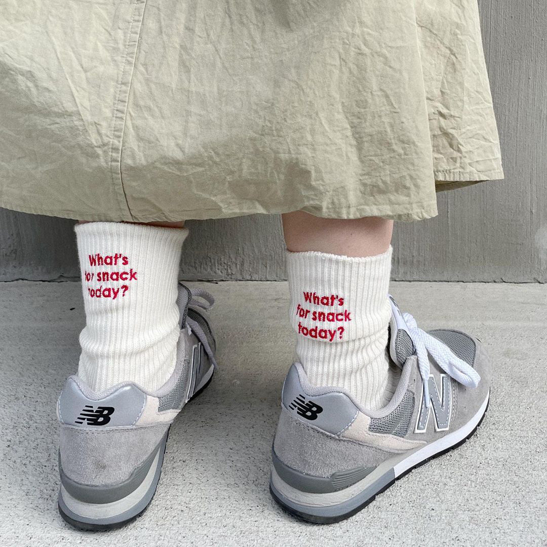 JK Windnet Red Small Red Book Tube Socks