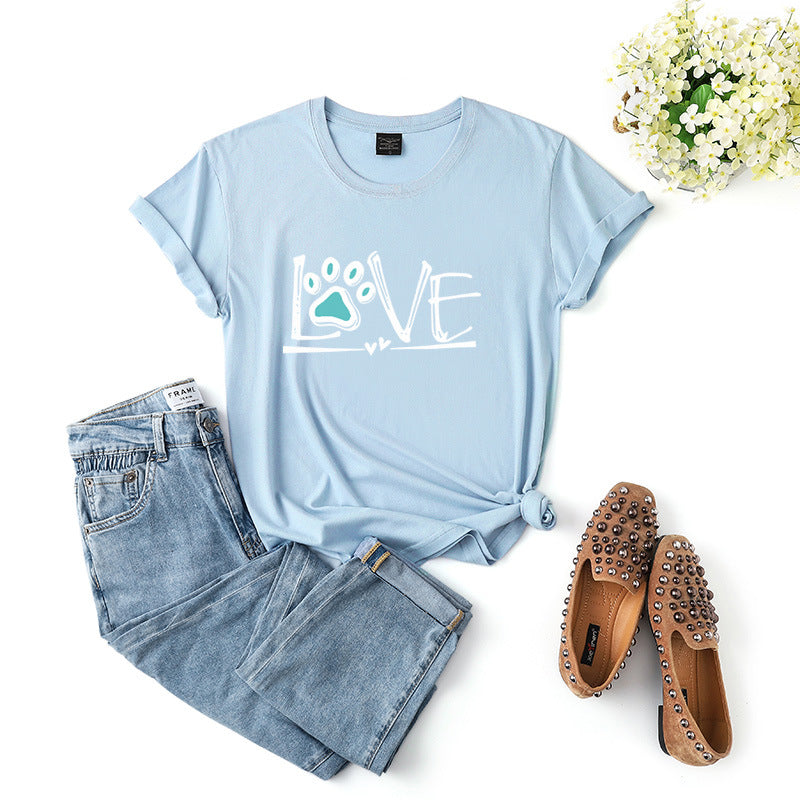 Women's Fashionable Personality Plus Size T-shirt