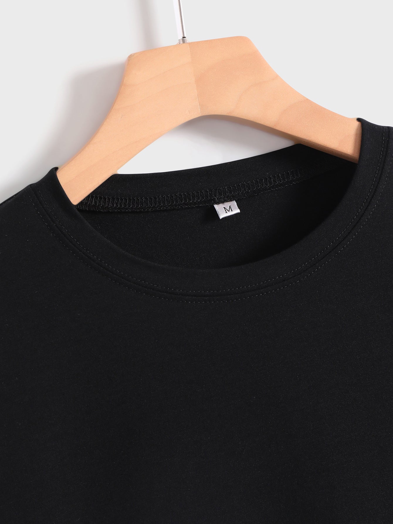 Fashion Letter Round Neck Short Sleeve T-shirt
