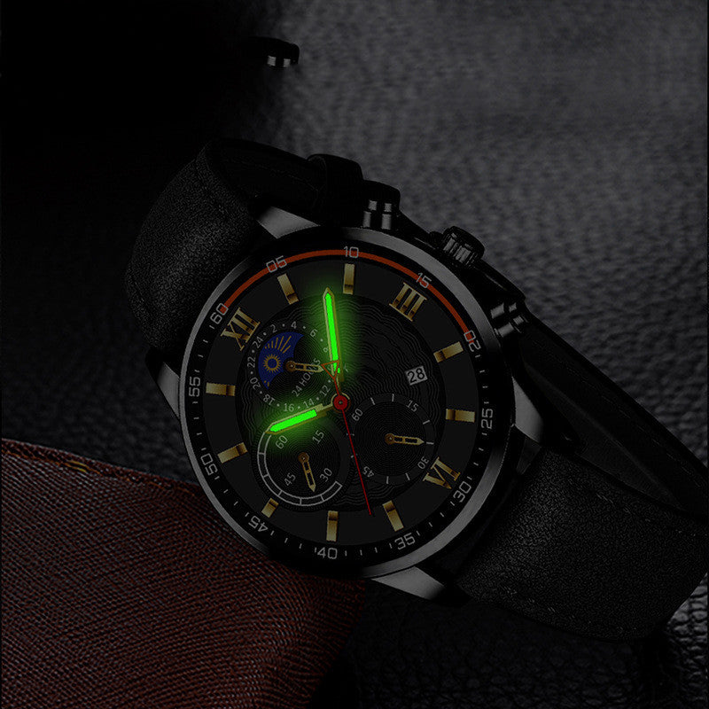 Fully Automatic Calendar Luminous Quartz Watch