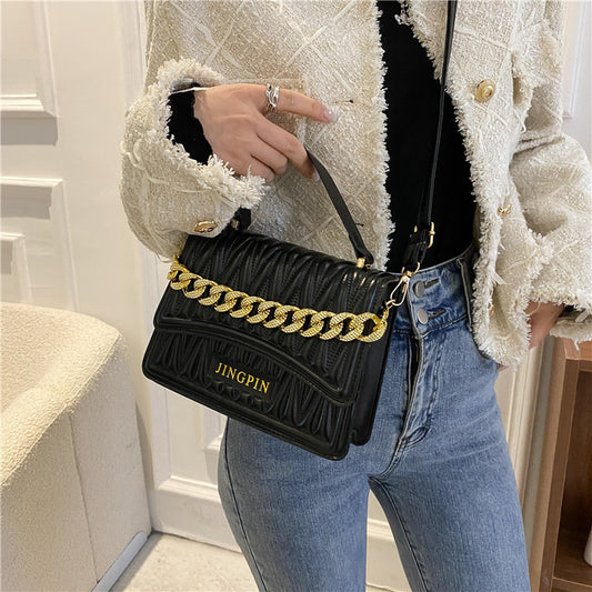 Ins Niche Senior Women's New Chain Shoulder Messenger Bag