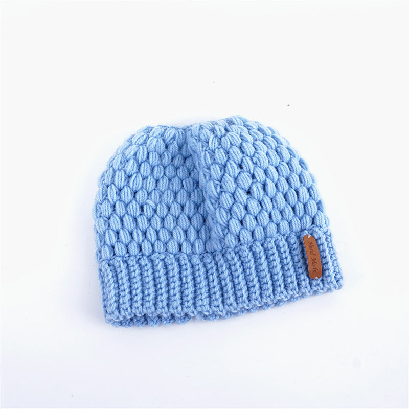 European And American New Knitted Hat Ladies Warm Ear Protection
