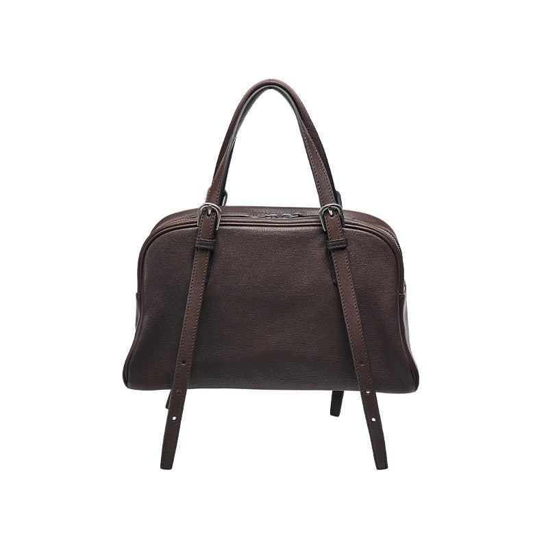 Women's Retro Casual Large Capacity Genuine Leather Portable Shoulder Bag