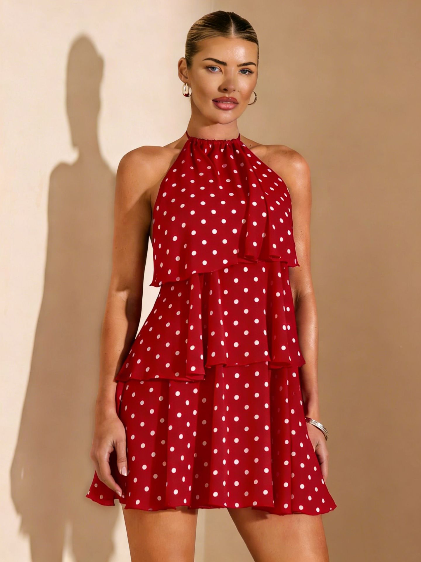 Womens New Irregular Backless Sexy Dress