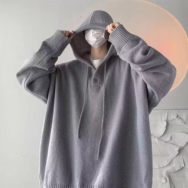 Japansk-inspireret Retro Afslappet og Løs Preppy-stil Sweatshirtjakke