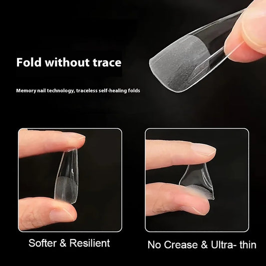 Frosted Seamless Nail Tip Boxed Multiple Options