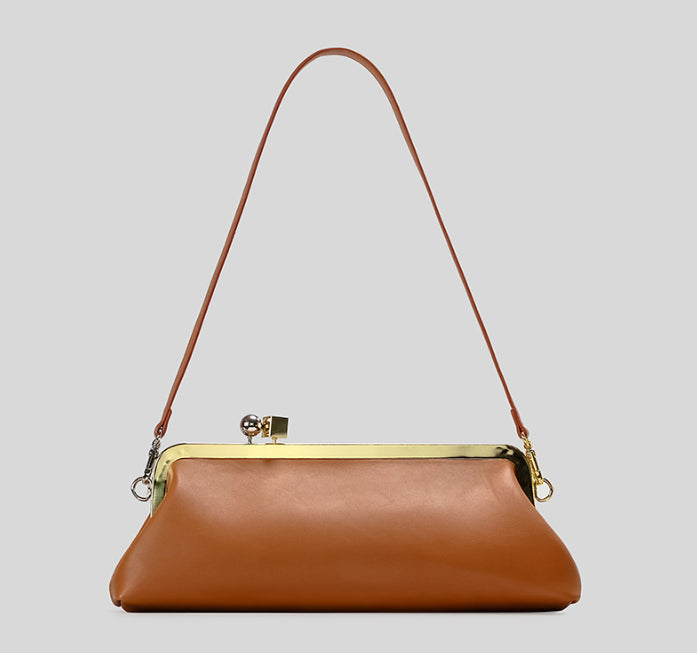 Mirror Baguette High-end Spherical Metal Block Clip Bag