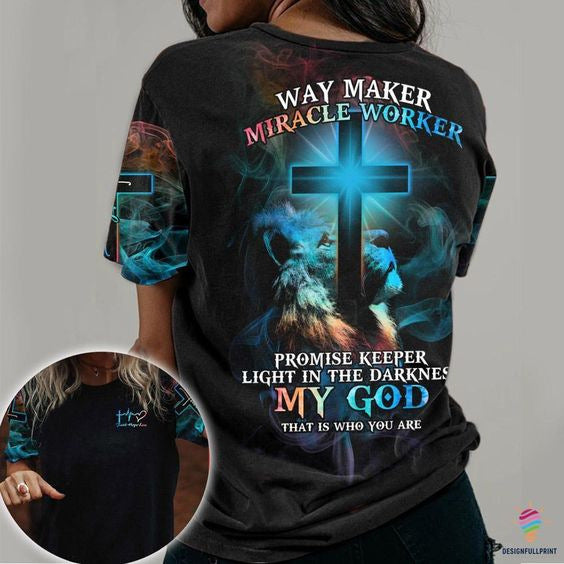 T-Shirt Hip Hop Digital 3D Printing Short Sleeve