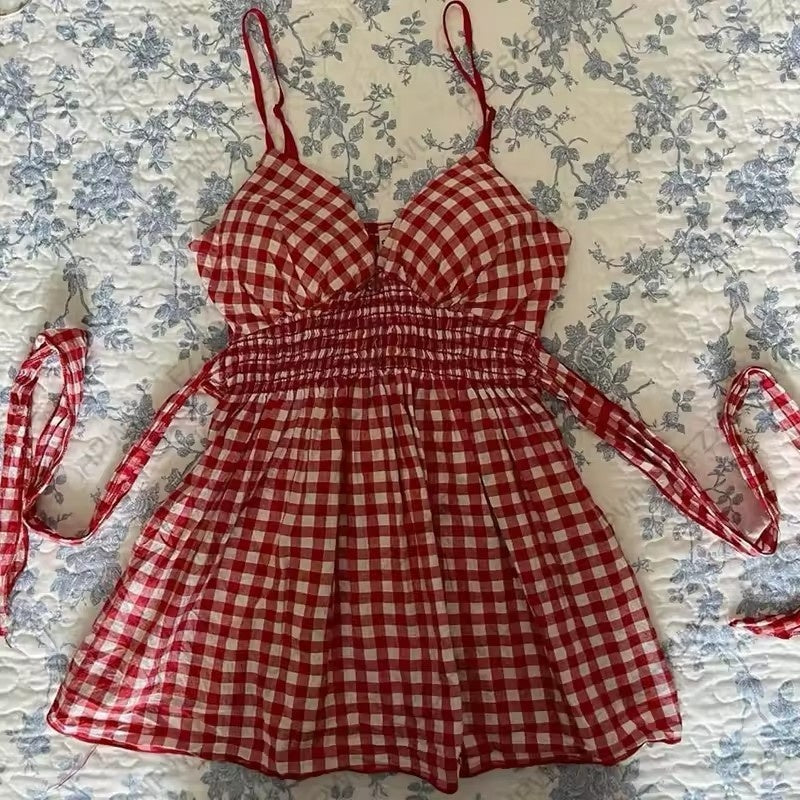 Fashion Sexy Hot Girl Striped Lace Bow Sweet Women's Fashion Clothing Sling