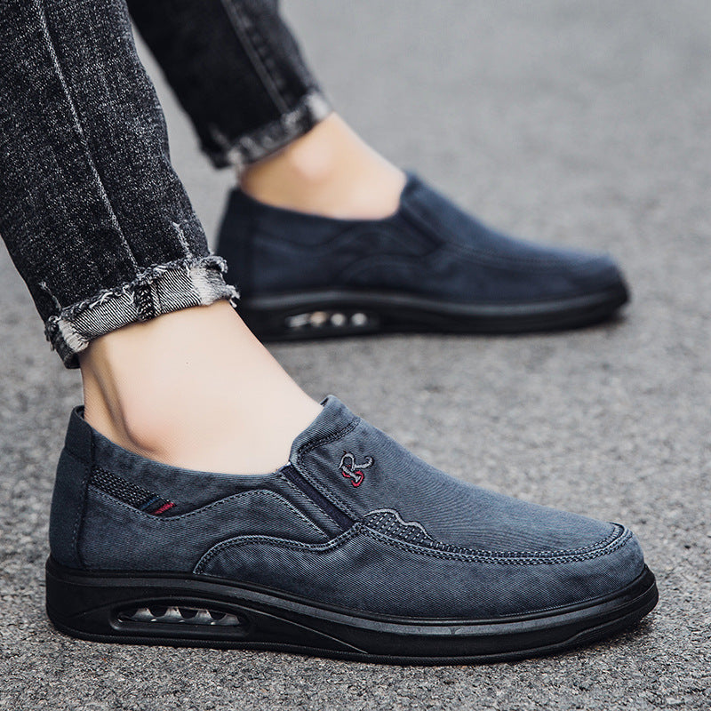 Men's Cloth Deodorant Soft Sole Light Breathable Sports Casual Shoes