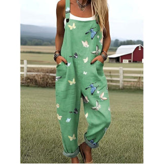 Fashion Women's Summer 3D Printing Casual Suspenders