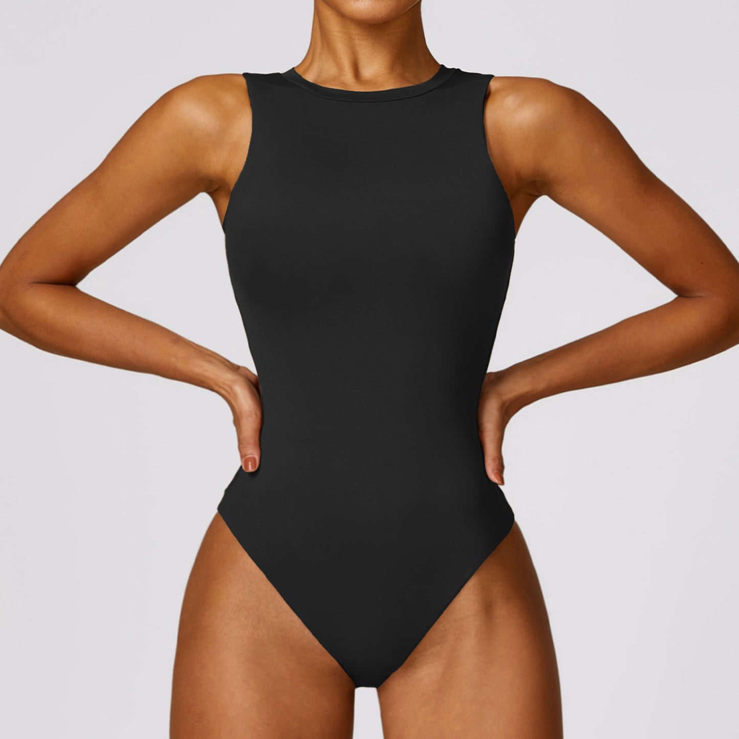 Nude Feel Tight Yoga Jumpsuit Bottoming Slimming