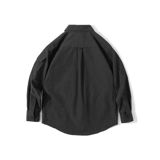 Fashion Pocket Casual Loose Men's Shirt