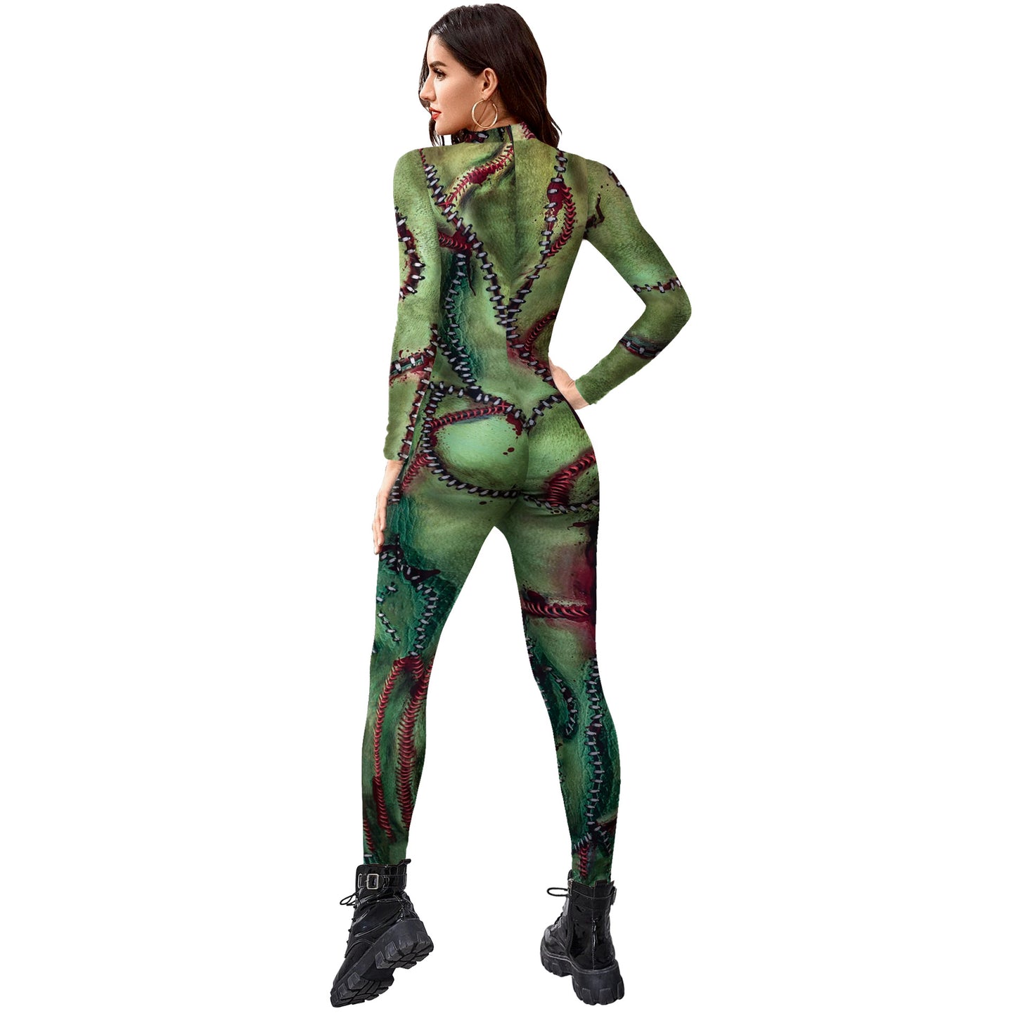 Fashion Halloween Bloody Nurse One-piece