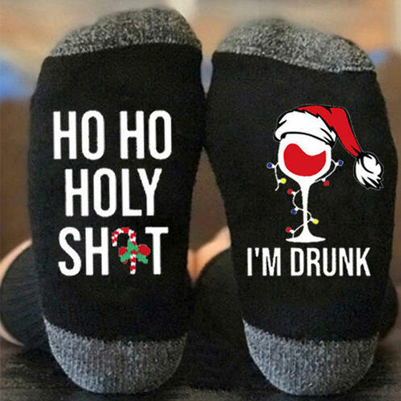 Men's And Women's Fashion Fashion Letters Cotton Socks