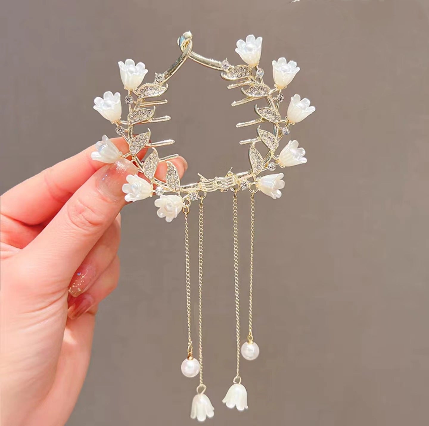 Light Luxury Ponytail Buckle Hairpin Senior Sense Updo Hair