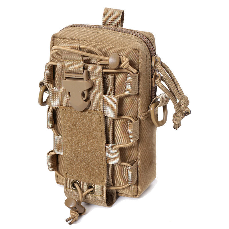 Outdoor Sports Water Bottle Zipper Bag Oxford Cloth Waist