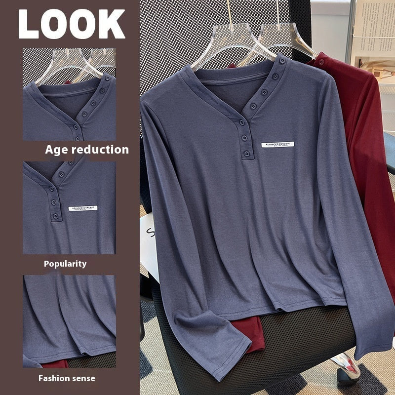 Autumn And Winter Inner Bottoming Shirt Women