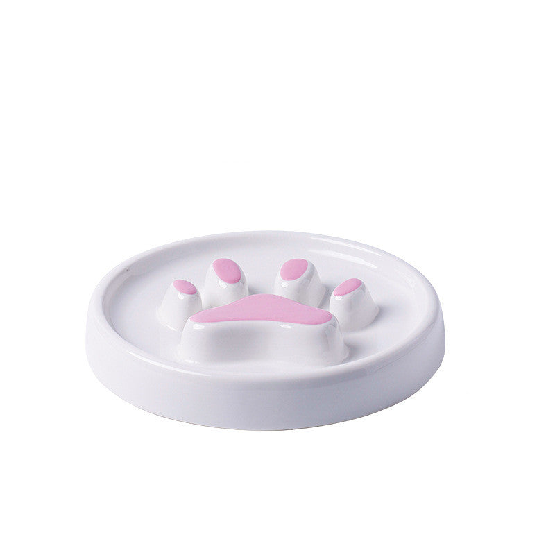 Slow Food Bowl Ceramic Dog Cat Meal