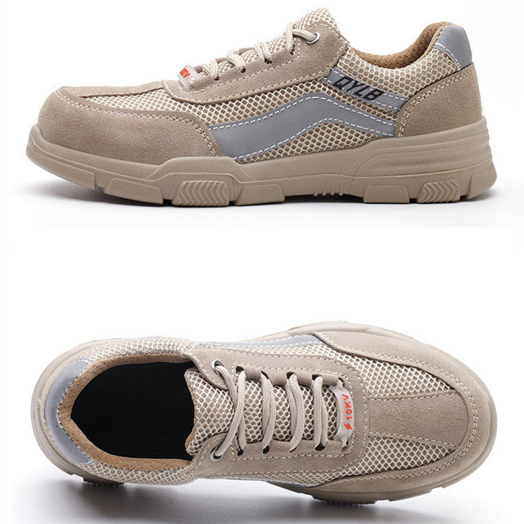 Men's Steel-toed Fallwinter Labor Insurance Shoes Anti-smash And Anti-puncture
