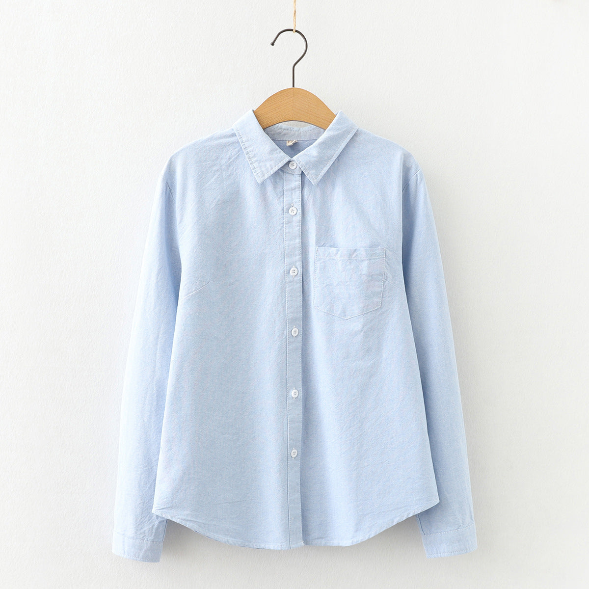 Striped Cardigan Slimming Single-breasted Lapel Long Sleeve Shirt