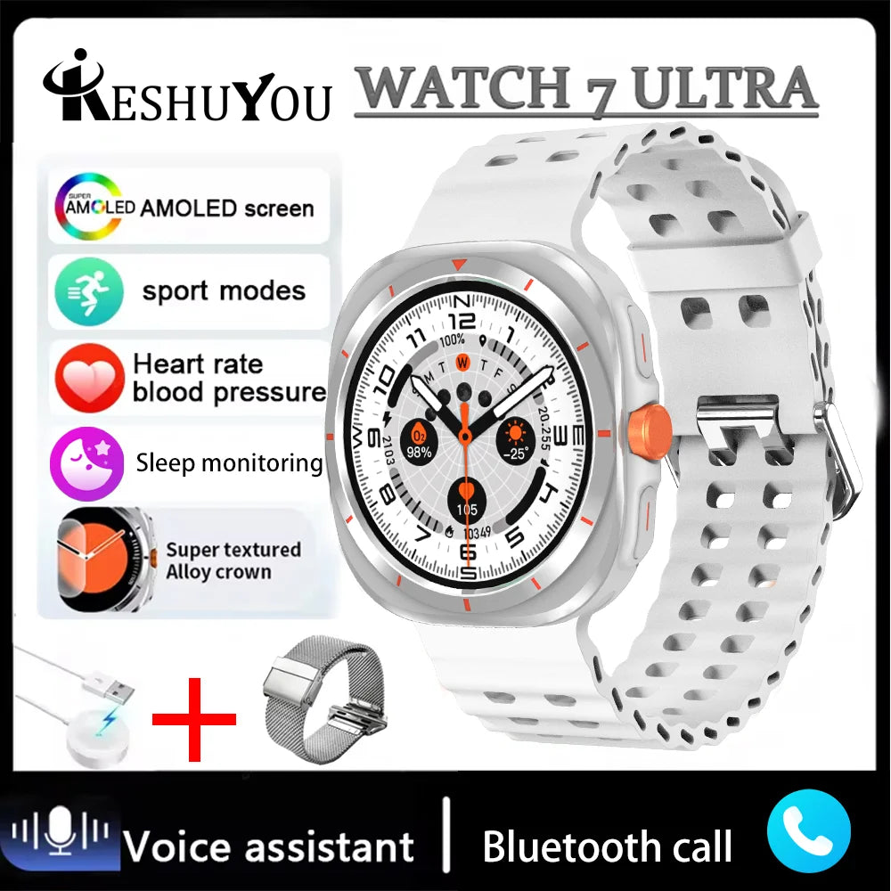 New Smart Watch Classic Men Women Smart Watch Bluetooth Voice Call AI Voice Outdoor Sports Smart Watch Gift