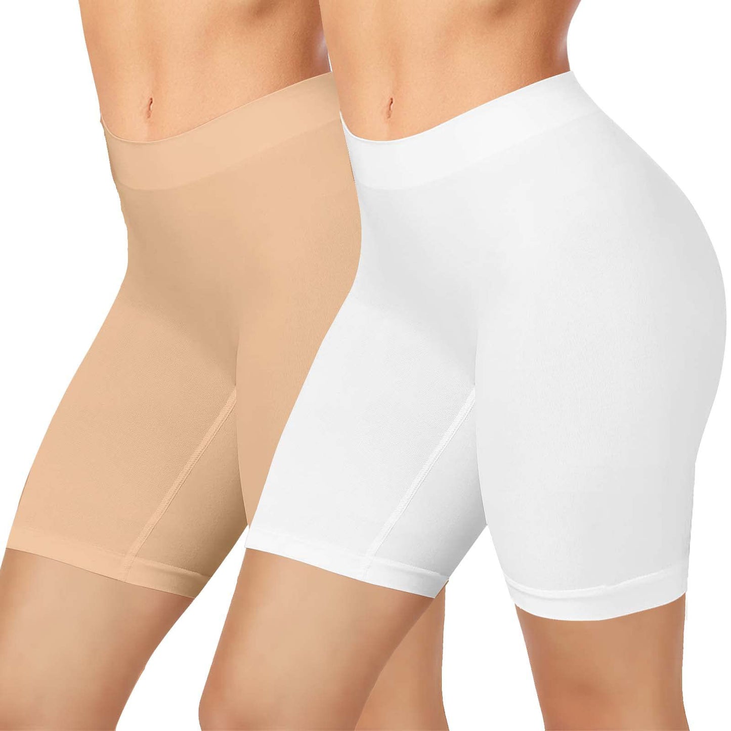Højtaljet Mavekontrol Sømløse Leggings Dame Plus Size Sports Sikkerhedsbukser Anti-gennemsigtig