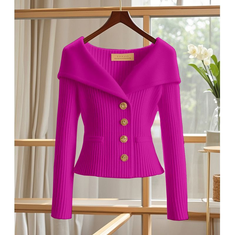 Elegant Knitted Casual Top For Women
