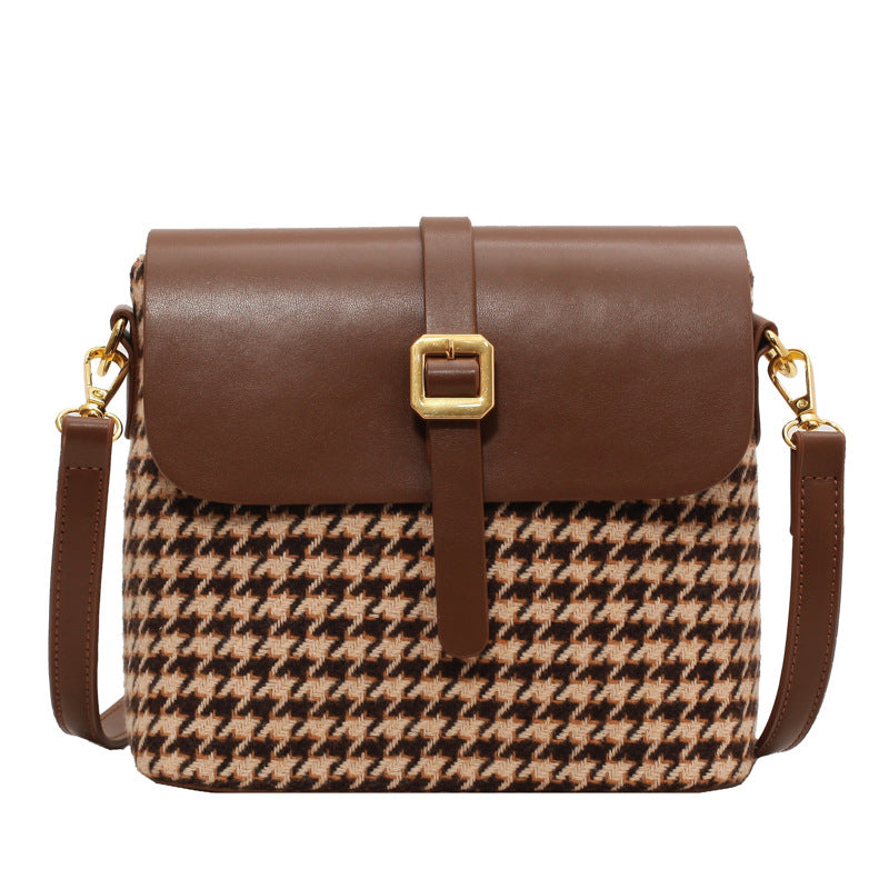 Houndstooth Personality Daily Commuter Female Bag