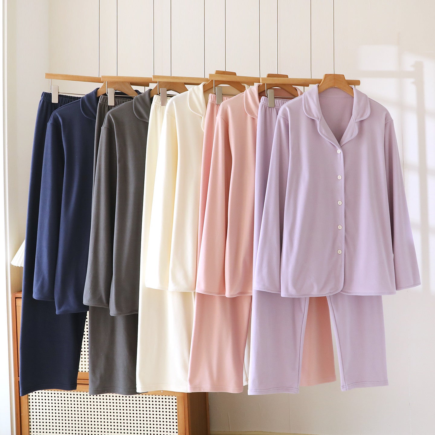 High-grade Thick Loose Long Sleeves Trousers Homewear